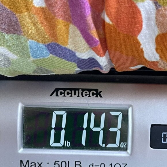 Three Dots Dress Womens Medium Maxi Multicolored Sleeveless Drawstring Racerback - Picture 14 of 14